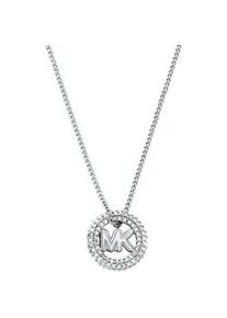 Kette mit Anh&auml;nger Michael Kors "Schmuck Geschenk Metall Halsschmuck PREMIUM", metallfarben, kristallwei&szlig;, Halsketten, Damen, Metall, L: 45,5 B: 1mm, mit Zirkonia (synth.), B:1mm