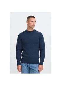 Strickpullover Blend "BHRyke", Herren, Gr. XXL, blau (marineblaus), Feinstrick, 100% Polyacryl, unifarben, normal normal, Rundhals, Pullover Strickpullover, Stilvoller Strickpullover mit Rippb&uuml;ndchen