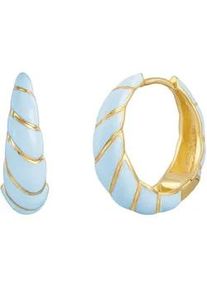 Glanzst&uuml;cke M&uuml;nchen Paar Creolen GLANZST&Uuml;CKE M&Uuml;NCHEN "Set: GSM2043", gelbgold, Ohrringe, Damen, 20,6mm, Silber 925 (Sterlingsilber), aus Sterling Silber