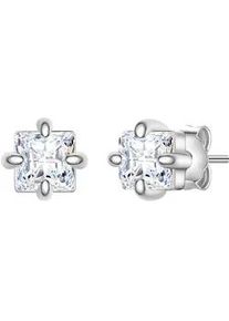 Glanzst&uuml;cke M&uuml;nchen Paar Ohrstecker GLANZST&Uuml;CKE M&Uuml;NCHEN "Set: GSM1942", silber (silber, wei&szlig;), Ohrringe, Damen, 5,5,mit Zirkonia, Silber 925 (Sterlingsilber), aus Sterling Silber