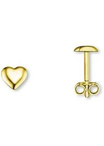Paar Ohrh&auml;nger ONE ELEMENT "Herz Ohrringe Ohrstecker aus 333 Gelbgold", gold, Ohrringe, Damen, Damen, Gelbgold 333 Gold, Gelbgold 333, Gold, Liebevoll gearbeitet &ndash; ein sch&ouml;nes Geschenk f&uuml;r besondere Momente