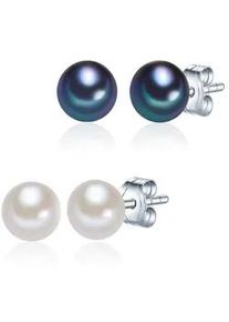 Schmuckset Valero Pearls "Set: X431", silber, Schmuck_Sets, Damen, Silber 925 (Sterlingsilber), Schmuckset, aus Sterling Silber