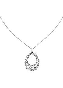 Kette mit Anh&auml;nger Jobo "Tropfen", silber 925, Halsketten, Damen, Silber 925 (Sterlingsilber), L: 45, 925 Silber rhodoniert 45 cm