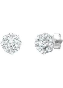Glanzst&uuml;cke M&uuml;nchen Paar Ohrstecker GLANZST&Uuml;CKE M&Uuml;NCHEN "Set: GSM6026", silber (silber, wei&szlig;), Ohrringe, Damen, 5,7,mit Zirkonia, Silber 925 (Sterlingsilber), mit Zirkonia