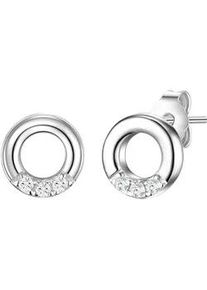 Glanzst&uuml;cke M&uuml;nchen Paar Ohrstecker GLANZST&Uuml;CKE M&Uuml;NCHEN "Set: GSM406", silber (silber, wei&szlig;), Ohrringe, Damen, 6,8,mit Zirkonia, Silber 925 (Sterlingsilber), aus Sterling Silber