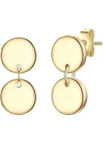 Glanzst&uuml;cke M&uuml;nchen Paar Ohrstecker GLANZST&Uuml;CKE M&Uuml;NCHEN "Set: GSM1921", gelbgold, Ohrringe, Damen, 12,5, Silber 925 (Sterlingsilber), aus Sterling Silber