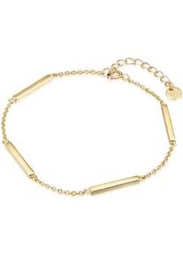 Glanzst&uuml;cke M&uuml;nchen Gliederarmband GLANZST&Uuml;CKE M&Uuml;NCHEN "A1335", gelbgold, Armb&auml;nder, Damen, Silber 925 (Sterlingsilber), Gliederarmband, aus Sterling Silber