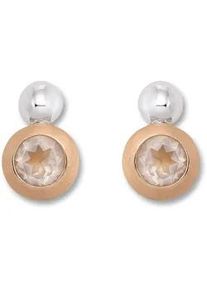 Paar Ohrh&auml;nger ONE ELEMENT "Rosenquarz Ohrringe Ohrstecker aus 925 Silber", silber, Ohrringe, Damen, Damen, Silber 925 (Sterlingsilber), Zart funkelnde Details &ndash; elegant & vielseitig kombinierbar