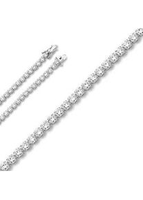 Silberarmband ONE ELEMENT "Zirkonia Armband aus 925 Silber 19 cm &Oslash; 3 mm", silber, Armb&auml;nder, Damen, mit Zirkonia, Silber 925 (Sterlingsilber), Silberarmband, Kleines Statement &ndash; pers&ouml;nlich, stilvoll, alltagstauglich