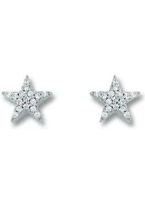 Paar Ohrh&auml;nger ONE ELEMENT "Zirkonia Stern Ohrringe Ohrstecker aus 925 Silber", silber, Ohrringe, M&auml;dchen, Kinder, Silber 925 (Sterlingsilber), Bedeutungsvoll & zeitlos &ndash; ein Begleiter mit Pers&ouml;nlichkeit