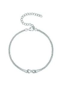 Lulu & Jane Gliederarmband LULU & JANE "AV233", silber, Armb&auml;nder, Damen, Silber 925 (Sterlingsilber), Gliederarmband