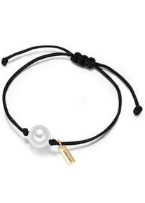 Armband YOKOAMII "Y99", schwarz, Armb&auml;nder, Damen, Perlen, Armband, mit Perle
