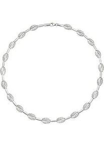 Collier Jobo "Halskette ohne Anh&auml;nger", silber 925, Halsketten, Damen, Silber 925 (Sterlingsilber), L: 45, Collier, 925 Silber geh&auml;mmert 45 cm