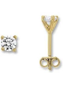 Paar Ohrh&auml;nger ONE ELEMENT "Zirkonia Ohrringe Ohrstecker aus 333 Gelbgold", gold, Ohrringe, Damen, Damen, Gelbgold 333 Gold, Gelbgold 333, Gold, Fein gefertigt &ndash; ein Zeichen mit besonderer Bedeutung