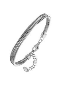 Armband Jobo "Layering", silber 925, Armb&auml;nder, Damen, 20cm, Silber 925 (Sterlingsilber), Armband, 925 Silber matt 20 cm