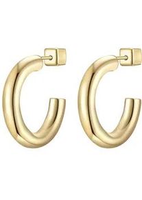 Glanzst&uuml;cke M&uuml;nchen Paar Creolen GLANZST&Uuml;CKE M&Uuml;NCHEN "Set: GSM918", gelbgold, Ohrringe, Damen, 21,1, Silber 925 (Sterlingsilber), aus Sterling Silber