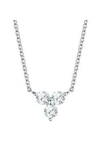 Glanzst&uuml;cke M&uuml;nchen Kette mit Anh&auml;nger GLANZST&Uuml;CKE M&Uuml;NCHEN "GSM1929", silber, Halsketten, Damen, 40,0cm Basiskette + 5,0cm Verl&auml;ngerung,mit Zirkonia, Silber 925 (Sterlingsilber), aus Sterling Silber