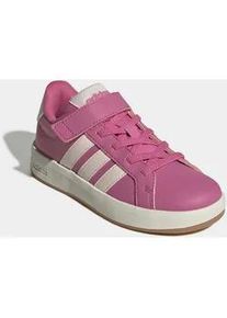 Sneaker Adidas SPORTSWEAR "GRAND COURT 3.0 SCHUHE F&Uuml;R KINDER", M&auml;dchen, Gr. 35, pink fusion, wonder quartz, sanftes wei&szlig;, Synthetik, Textil, Schuhe Sneaker, mit Klettverschluss, f&uuml;r Kinder