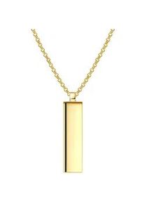 Kette mit Anh&auml;nger M&Auml;NNERGLANZ "AV346", gelbgold, Halsketten, Damen, 59,0cm, Silber 925 (Sterlingsilber)