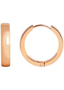 Adelia&acute;s Paar Creolen ADELIA ́S "Damen Creolen aus Edelstahl &Oslash; 15 mm", silber, Ohrringe, Damen, Damen, Edelstahl