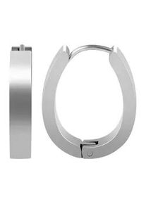 Adelia&acute;s Paar Creolen ADELIA ́S "Damen Creolen aus poliertem Edelstahl", silber, Ohrringe, Damen, Damen, Edelstahl