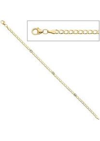 Goldarmband Jobo "Armband mit Blautopas", gelbgold 333, Armb&auml;nder, Damen, 19cm, Gelbgold 333, Goldarmband, 333 Gold 19 cm