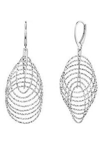 Paar Ohrh&auml;nger Celesta, wei&szlig;, Ohrringe, Damen, one-size, Silber 925 (Sterlingsilber)