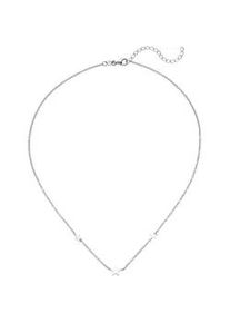 Collier Jobo "Kette mit 3 Sternen", silberfarben, Halsketten, Damen, Silber 925 (Sterlingsilber), L: 43, Collier, 925 Silber 43 cm