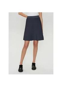 N&uuml;mph Midirock N&Uuml;MPH "N&uuml;mph Skirt NULILLYPILLY", Damen, Gr. XXL, granit grau mel, Obermaterial: 54% Viskose, 46% Polyamid, R&ouml;cke