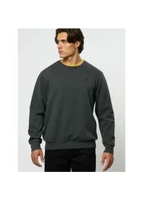 Rundhalspullover MCS "MCS sweatshirt MCSkyler", Herren, Gr. XL, dunkelgrau melange, Obermaterial: 100% Baumwolle, Pullover Rundhalspullover