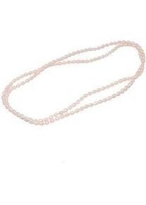 Perlenkette Firetti "Schmuck Geschenk Halsschmuck Halskette", wei&szlig;, Halsketten, Damen, Perlen Textil, L: 90 B: 4,5mm, Perlen, Textil, Perlenkette, Made in Germany - mit S&uuml;&szlig;wasserzuchtperle, B:4,5mm