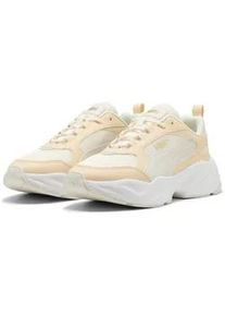 Sneaker Puma "CASSIA 2.0", Damen, Gr. 40, wei&szlig; (warm wei&szlig;, vapor gray, canvas), Textil, Schuhe Sneaker