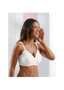 Schalen-BH Naturana, Damen, Gr. 100, Cup D, ecru, 81% Polyamid, 19% Elasthan, Cup:13% Elasthan, 87% Polyamid, Spitze:11% Elasthan, 89% Polyamid, BHs Schalen-BH