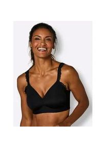 Schalen-BH Naturana, Damen, Gr. 75, Cup D, schwarz, 81% Polyamid, 19% Elasthan, Cup:13% Elasthan, 87% Polyamid, Spitze:11% Elasthan, 89% Polyamid, BHs Schalen-BH