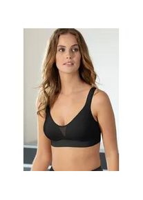 Soft-BH Nina von C. "COTTON SHAPE", Damen, Gr. 75, Cup B, schwarz, Obermaterial: 82% Baumwolle, 18% Elasthan, unifarben, BHs Soft-BH, ohne B&uuml;gel, pflegeleicht, weich, elastisch, bequem, Baumwollmix