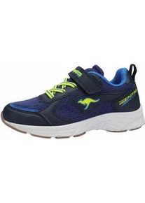 Sneaker Kangaroos "K-NI CHINO EV", Damen, Gr. 28, dk navy, neon gelb, Mesh, Synthetik, Schuhe Sneaker