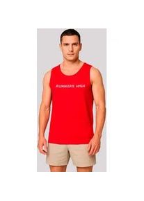 Muskelshirt F4NT4STIC "Runners High Sports Tanktop", Damen, Gr. S, rot, Obermaterial: 100% Polyester, regular fit, Rundhals, ohne B&uuml;ndchen, Shirts, Sport Shirt