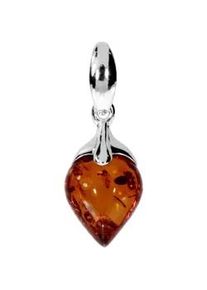 Kettenanh&auml;nger OSTSEE-SCHMUCK "OSTSEE-SCHMUCK Anh&auml;nger Lene Anh&auml;nger Lene", wei&szlig;, Schmuckanh&auml;nger, Damen, 26 x 10mm, Silber 925 (Sterlingsilber), 1,7 g, Kettenanh&auml;nger