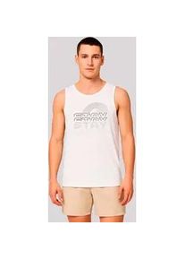 Muskelshirt F4NT4STIC "Sports Stay Focused Tanktop", Damen, Gr. L, wei&szlig;, Obermaterial: 100% Polyester, regular fit, Rundhals, ohne B&uuml;ndchen, Shirts, Sport Shirt