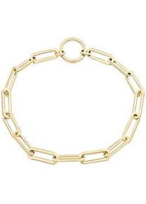 Charm-Armband Tamaris "Schmuck Geschenk Edelstahl Charm Armkette The Link Chain", gelbgoldfarben, Armb&auml;nder, Damen, 18cm, Edelstahl, Charm-Armband