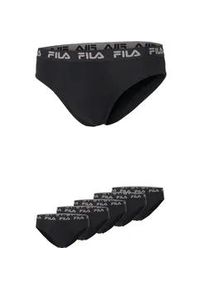 Slip Fila "MAN BRIEF", Herren, Gr. S, schwarz, Obermaterial: 95% Baumwolle, 5% Elasthan, unifarben, k&ouml;rpernah, Unterhosen Slip, mit feuchtigkeitsableitender Technologie