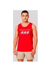 Muskelshirt F4NT4STIC "Sports Runners United Tanktop", Damen, Gr. XL, rot, Obermaterial: 100% Polyester, regular fit, Rundhals, ohne B&uuml;ndchen, Shirts, Sport Shirt