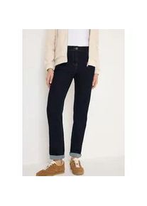 Straight-Jeans Cecil "Style Toronto", Damen, Gr. 27, L&auml;nge 32, rinsed wash, Denim/Jeans, Obermaterial: 69% Baumwolle, 29% Polyester, 2% Elasthan. Futter: 52% Polyester, 48% Baumwolle, unifarben, slim fit lang, Jeans Straight-Jeans, in Slim Fit und mit mit Stretch