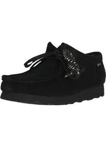 Schn&uuml;rschuh Clarks "WallabeeGTX", Herren, Gr. 46, schwarz, Schuhe Schn&uuml;rschuh, mit wasserfester Gore Tex-Membran