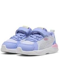 Sneaker Puma "X-Ray 3 Sneakers Kinder", Kinder, Gr. 21, wei&szlig; silber mist intense lavender gray lila, Obermaterial: Textil, Synthetik; Futter: Textil; Innensohle: Textil; Laufsohle: Synthetik, Gummi, Schuhe Sneaker