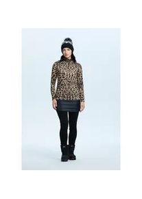 T-Shirt Icepeak "Icepeak FLOWOOD", Damen, Gr. L, braun, Obermaterial: 93% Polyester, 7% Elasthan, Shirts T-Shirt, Ski-Shirt, schmale Passform