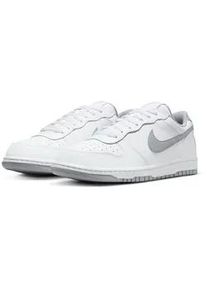 Sneaker Nike SPORTSWEAR "BIG LOW", Herren, Gr. 40, wei&szlig;, wolf grau, Leder, Synthetik, Schuhe Sneaker