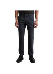 Marc O'Polo Chinohose MARC O'POLO "aus Bio-Baumwoll-Mix", Herren, Gr. 32, L&auml;nge 36, blau (schwarz navy), Obermaterial: 98% Baumwolle, 2% Elasthan, unifarben, figurbetont normal, Hosen Chinohose