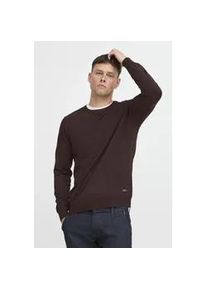 Longpullover Blend "BHBruton", Herren, Gr. XL, winetasting, 100% Polyester, meliert, normal normal, Rundhals, Pullover Longpullover, Stilvoller melierter Strickpullover
