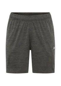 Trainingsshorts Reebok "ID TRAIN KNIT SHORT", Herren, Gr. XL, N-Gr, schwarz melang, Obermaterial: 100% Polyester, Hosen, sportlicher Stil, f&uuml;r vielseitige sportliche Aktivit&auml;ten